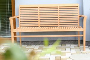Zahradní teaková stohovatelná lavice Stucking 150 cm