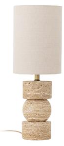 Stolní lampa Bloomingville, Marci, Béžová, Obývací pokoj, Kámen, Venkovský / rustikální