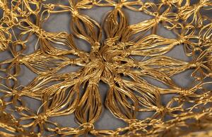 Zlatá kovová dekorativní mísa DUTCHBONE FILO 34 cm