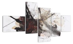 Abstrakce - obrazy do obýváku (150x85cm)