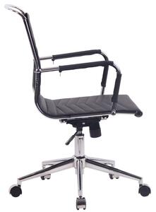 DMQ Černá prošívaná kancelářská židle Lexus III
