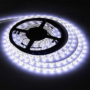 SOLIGHT LED pásek s testrem, 5m, sada s 12V adaptérem, 4.8W/m, IP20, 6500K denní bílá