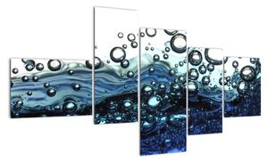 Obraz vodních bublin (150x85cm)