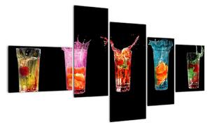 Obraz do kuchyně - letní drinky (150x85cm)