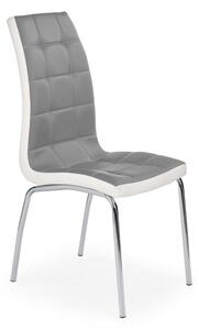 Halmar Jídelní židle K186, šedo-bílá