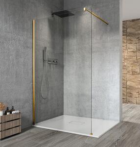 Gelco, VARIO GOLD jednodílná sprchová zástěna pro instalaci ke zdi, čiré sklo, 1300 mm, GX1213GX1016