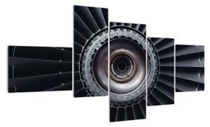 Obraz - turbína (150x85cm)