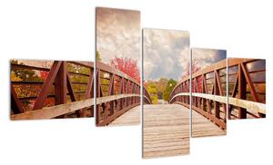 Cesta přes most - obraz (150x85cm)