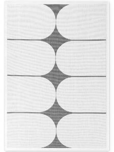 NORTHRUGS Kusový koberec Duet Bowen Black/White - na ven i na doma - 120x170 cm