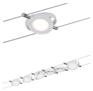 Paulmann RoundMac LED lankový systém, 6x, Chrom / stříbro, Obývací pokoj / jídelna, kov, Moderní