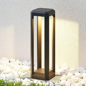 Lucande LED stojací lampa Fery, antracit, kov, 50 cm, IP65