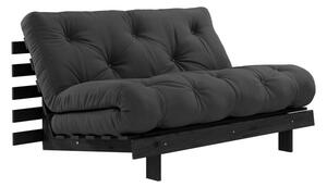 Tmavě šedá rozkládací pohovka 140 cm Roots Black Night – Karup Design