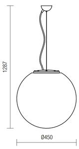 Venkovní svítidlo koule s krytím IP44
