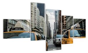Obraz New-York - žluté taxi (150x85cm)