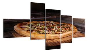 Obraz pizza - obraz do kuchyně (150x85cm)