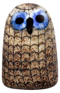Sovička skleněná Birds by Toikka iittala hnědá