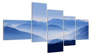 Modré hory - obrazy na stěnu (150x85cm)