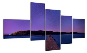Obraz noční oblohy (150x85cm)