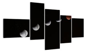 Fáze měsíce - obraz (150x85cm)