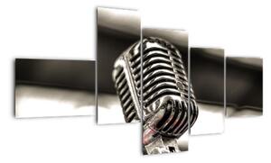 Obraz mikrofonu (150x85cm)