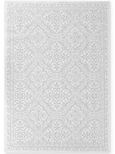 NORTHRUGS Kusový koberec Duet Rosel White/Gray - na ven i na doma - 120x170 cm