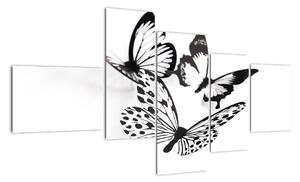 Obraz motýlů (150x85cm)