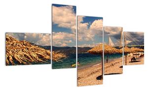 Obraz pláže (150x85cm)