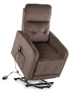 OTAVA relaxační křeslo elektrické, cappuccino