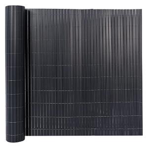 Kryt plotu, terasy, balkou, PVC rohož - Lento Marrone antracitový Rozměr: 150x500 cm