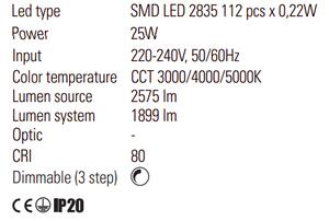 Moderní závěsné LED svítidlo UBIS 01-2233