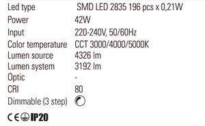 Moderní závěsné LED svítidlo UBIS 01-2234