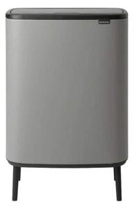 Brabantia odpadkový koš Bo Touch Bin Hi - 2 x30L minerální sv.šedá