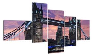 Obraz s Tower Bridge (150x85cm)