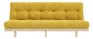 Žlutá manšestrová pohovka 200 cm Lean – Karup Design