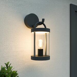 Venkovní nástěnné svítidlo Lucande Cassian, 30 cm, antracit, IP54