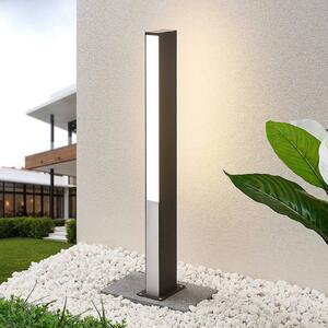Lucande Aegisa LED lampa pro projektory, 80 cm, antracitová, kov, IP54, Černá, Nerezová ocel, Moderní