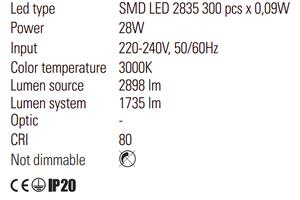 Moderní závěsná nebo stojací lampa SLICK 01-2198
