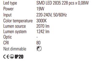 Moderní závěsná nebo stojací lampa SLICK 01-2197