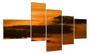 Západ slunce - moderní obrazy (150x85cm)