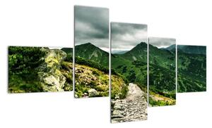 Horská cesta - obraz na stěnu (150x85cm)