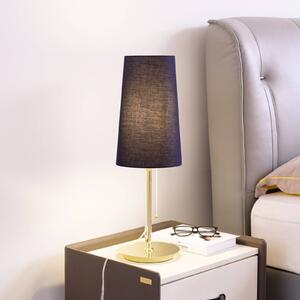 Lucande Pordis stolní lampa, mosaz-černá