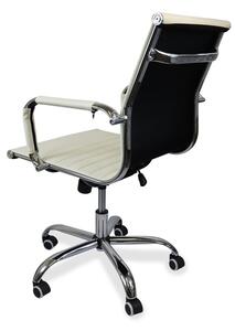 ADK Trade s.r.o. Kancelářská židle ADK Deluxe, krémová