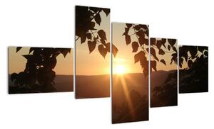 Západ slunce - obraz (150x85cm)