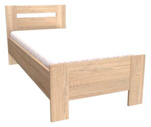 Postel MONTY Šířka 90 cm, Dub sametový
