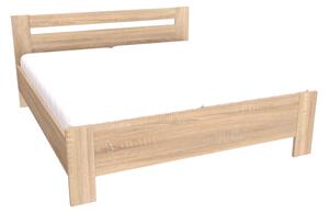 Postel MONTY Šířka 160 cm, Dub sametový
