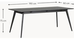 Jídelní stůl Yumi, 190 x 90 cm