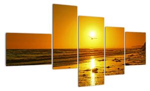 Západ slunce - obraz do bytu (150x85cm)