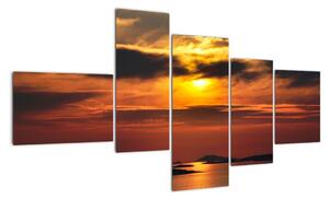 Západ slunce - obraz (150x85cm)