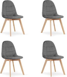 Židle Valora BORA x4 | Sada sedadel pro moderní interiérový design