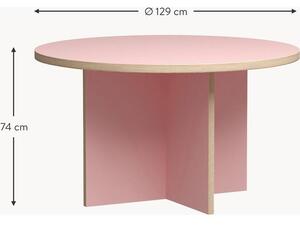 Kulatý jídelní stůl Cirkel, Ø 129 cm